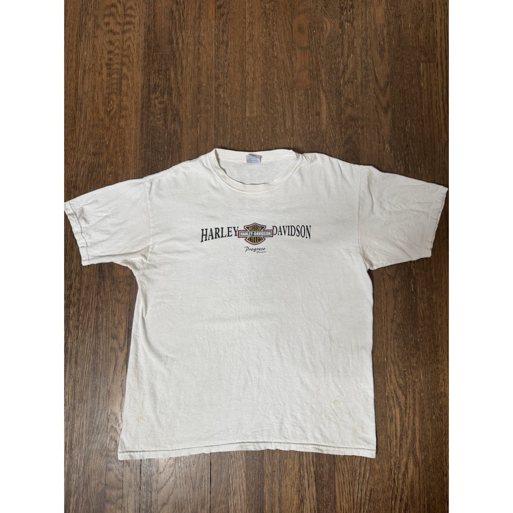 Harley-Davidson Progreso Mexico Legend Graphic T-Shirt White Size L